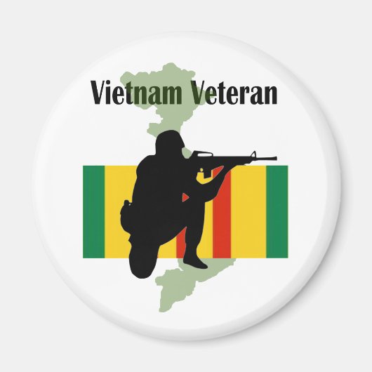Vietnam Veteran Magnet (Voorkant)