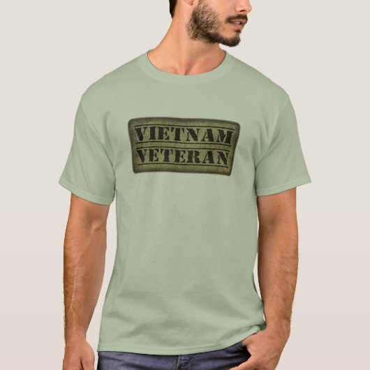 Vietnam Veteran Militaire Vet T-shirt (Voorkant)