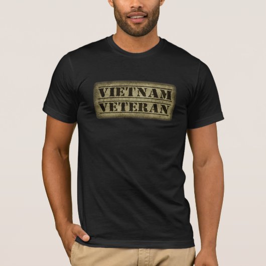 Vietnam Veteran Militaire Vet T-shirt (Voorkant)