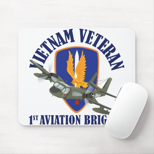 Vietnam Veteran Mohawk Muismat (Met muis)