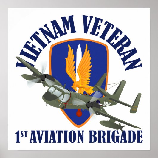 Vietnam Veteran Mohawk Poster (Voorkant)