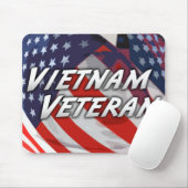 Vietnam Veteran Mousepad Muismat (Met muis)