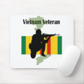 Vietnam Veteran Mousepad Muismat (Met muis)