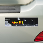 Vietnam Veteran - Nam Vet 1 Bumpersticker (Op auto)
