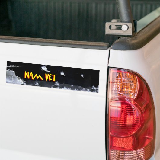 Vietnam Veteran - Nam Vet 1 Bumpersticker (Op Truck)