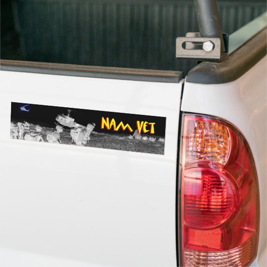 Vietnam Veteran - Nam Vet 2 Bumpersticker (Op Truck)