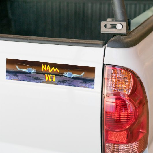 Vietnam Veteran - Nam Vet 3 Bumpersticker (Op Truck)