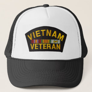 Vietnam Veteran Patch op Pet
