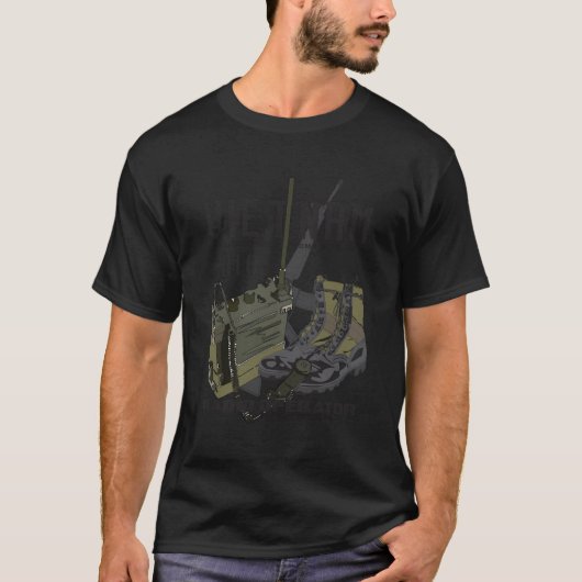 Vietnam Veteran Radio Operator T-shirt (Voorkant)