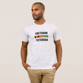 Vietnam Veteran Ribbon Bar T-shirt (Voorkant volledig)