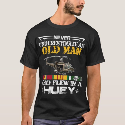 Vietnam Veteran Vet Helikopter T-shirt (Voorkant)