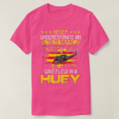 Vietnam Veteran Vet Uh1 Huey Helikopter 1 T-shirt (Design voorkant)