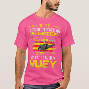 Vietnam Veteran Vet Uh1 Huey Helikopter 1 T-shirt