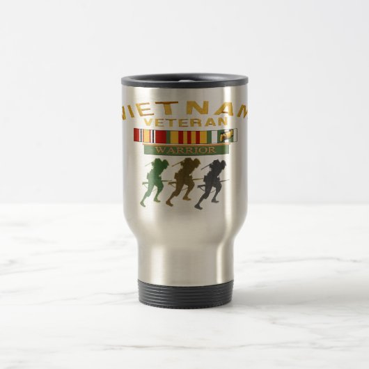 Vietnam Veteran Warrior Travel Mug Reisbeker (Center)