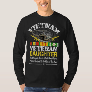 Vietnam Veterandochter opgevoed door mijn Hero Mil T-shirt