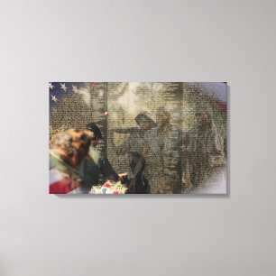 Vietnam Veteranen Canvas Afdruk