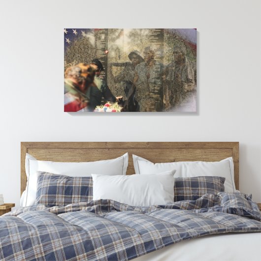 Vietnam Veteranen Canvas Afdruk (Insitu (Slaapkamer))