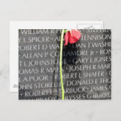 vietnam veteranen gedenkplaats briefkaart (Voorkant / Achterkant)