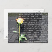 vietnam veteranen gedenkplaats briefkaart (Voorkant / Achterkant)