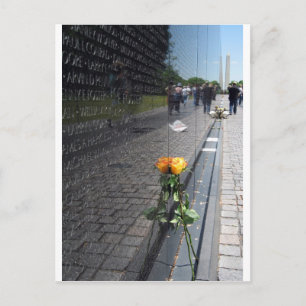 vietnam veteranen gedenkplaats briefkaart