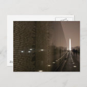 vietnam veteranen gedenkplaats briefkaart (Voorkant / Achterkant)