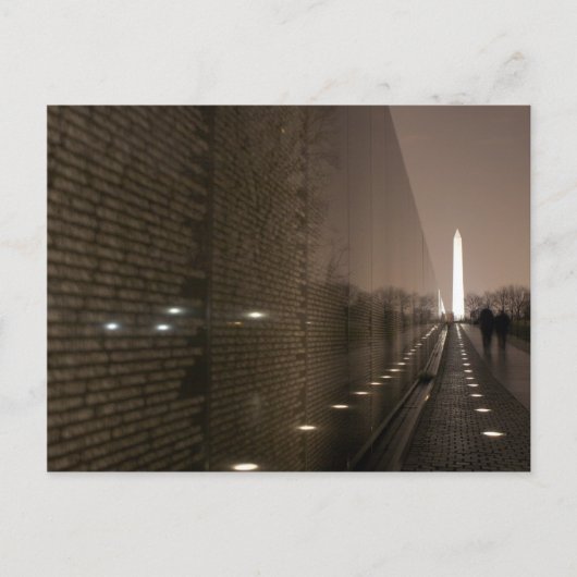 vietnam veteranen gedenkplaats briefkaart (Voorkant)