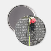 vietnam veteranen gedenkplaats magneet (Voorkant / Achterkant)