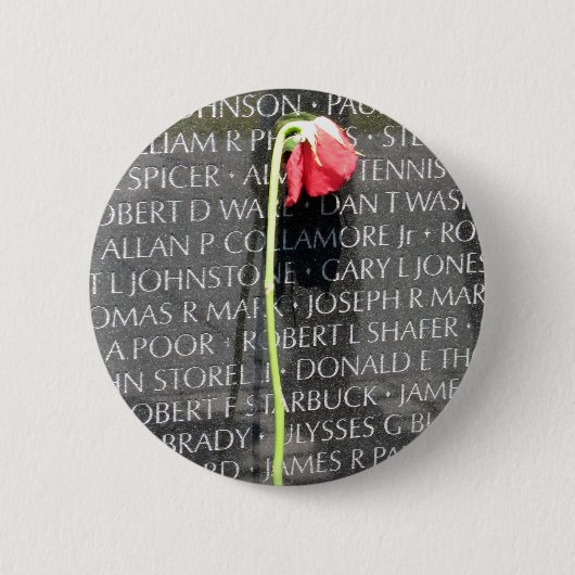 vietnam veteranen gedenkplaats ronde button 5,7 cm (Voorkant)