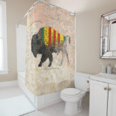 Vietnam Veteranen Heilige Buffel Douchegordijn (In situ)