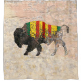 Vietnam Veteranen Heilige Buffel Douchegordijn (Voorkant)