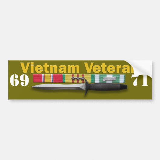 Vietnam Veteranen Service - bumpersticker (Voorkant)
