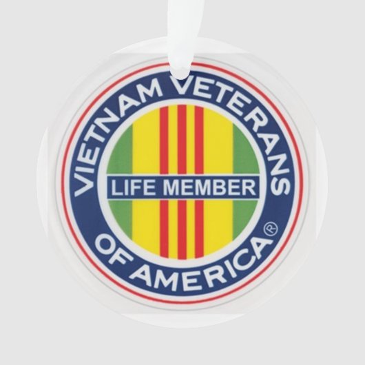 Vietnam Veteranen van America Life Member Ornament (voorkant)
