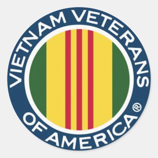 Vietnam Veteranen van Amerika Kleine Stickers (Voorkant)