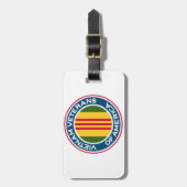 Vietnam Veteranen van de Amerikaanse Logo Bagagelabel (Voorkant verticaal)