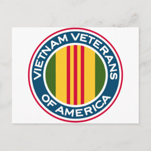 Vietnam Veteranen van de Amerikaanse Logo Briefkaart