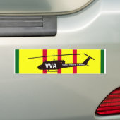 Vietnam Veteranen van de Amerikaanse Logo Bumpersticker (Op auto)