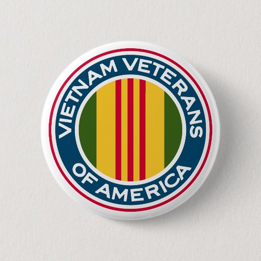 Vietnam Veteranen van de Amerikaanse Logo Ronde Button 5,7 Cm (Voorkant)