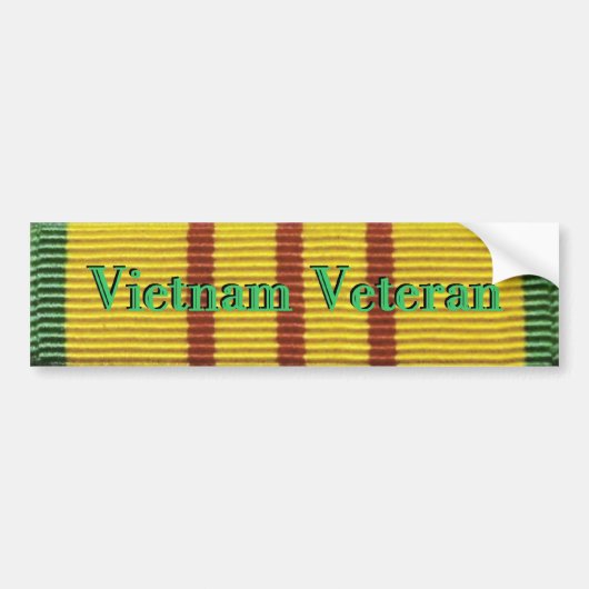 Vietnam Veteranenbumper sticker (Voorkant)