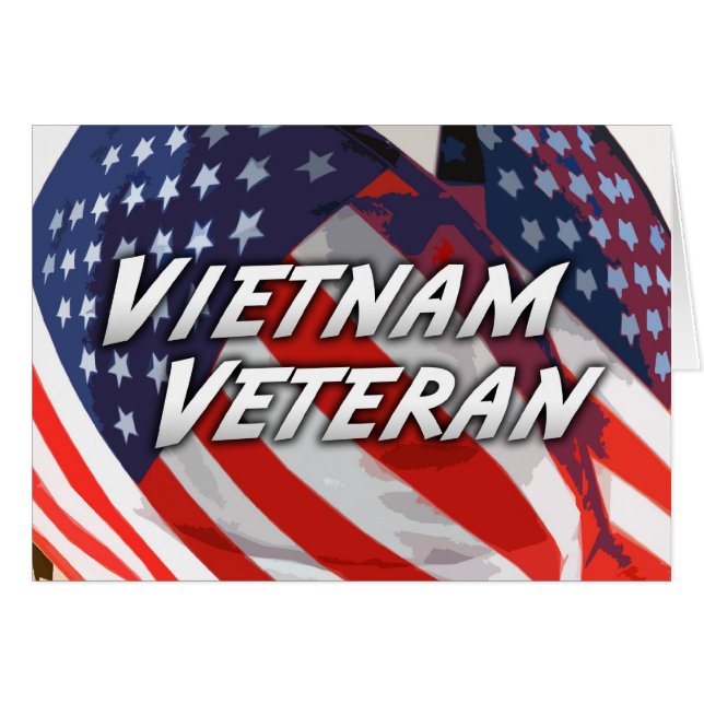 Vietnam Veteranenkaart (Voorkant Horizontaal)