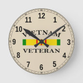 Vietnam Veteranenklok Ronde Klok (Voorkant)