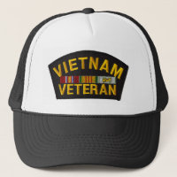 Vietnam-veteranenlapel op hoed