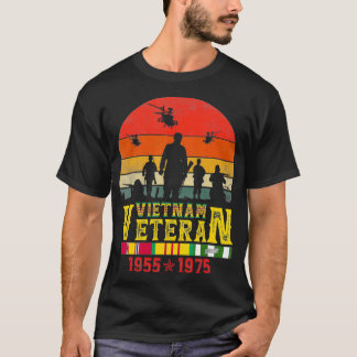 Vietnam Veteranhelikopter Bell UH1 Huey  T-shirt
