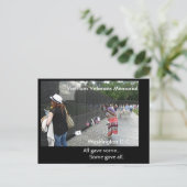 Vietnam Veterans Memorial - briefkaart (Staand voorkant)