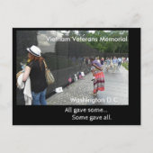 Vietnam Veterans Memorial - briefkaart (Voorkant)