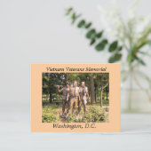 Vietnam Veterans Memorial Briefkaart (Staand voorkant)