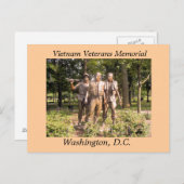 Vietnam Veterans Memorial Briefkaart (Voorkant / Achterkant)