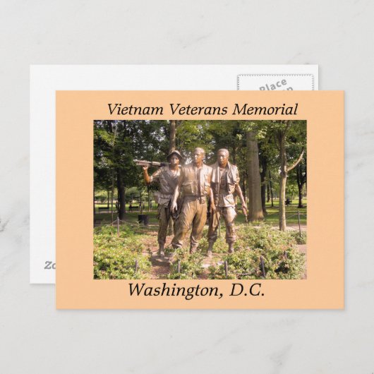 Vietnam Veterans Memorial Briefkaart (Voorkant / Achterkant)