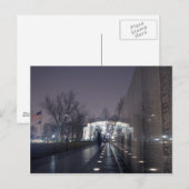 Vietnam Veterans Memorial met Lincoln Memorial Briefkaart (Voorkant / Achterkant)