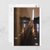 Vietnam Veterans Memorial Wall Foto Briefkaart (Voorkant / Achterkant)