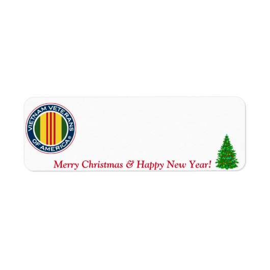 Vietnam Veterans of America Christmas Label #3 (Voorkant)